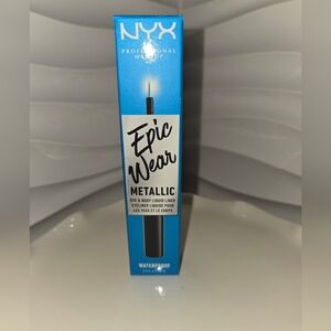 NYX Epic Wear Metallic Eyeliner in Teal Metal